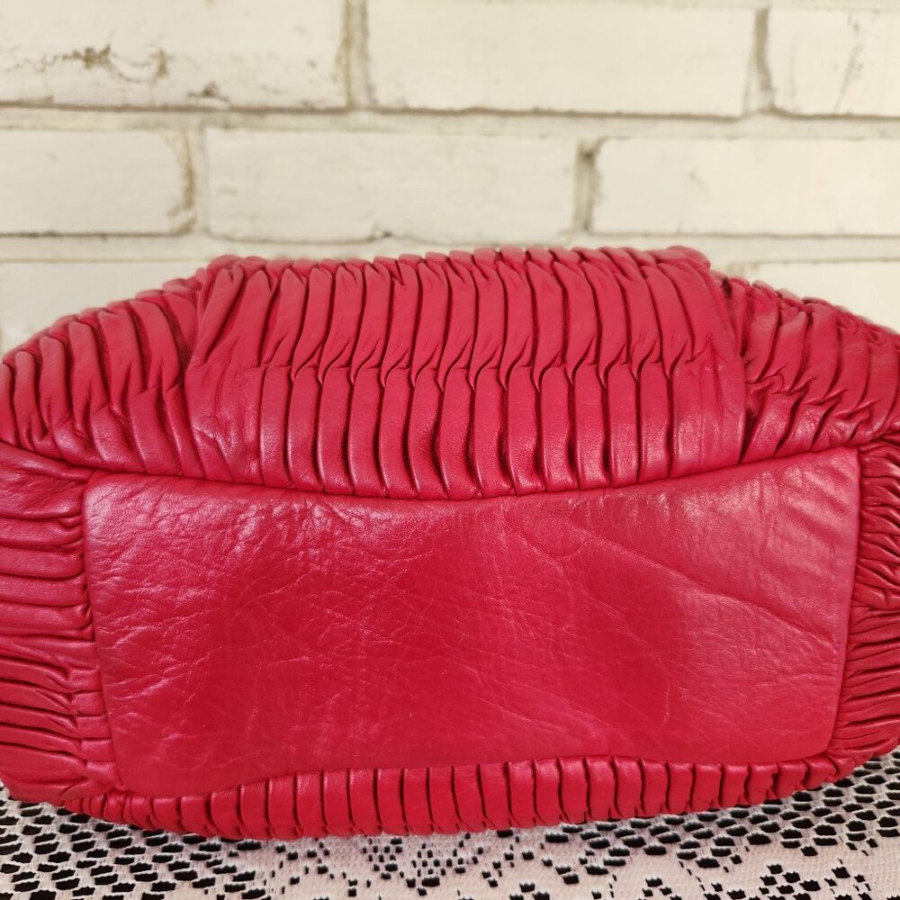 Euc Coach Ashley Gathering Pink Satchel Handbag Purse - Picture 10 of 16